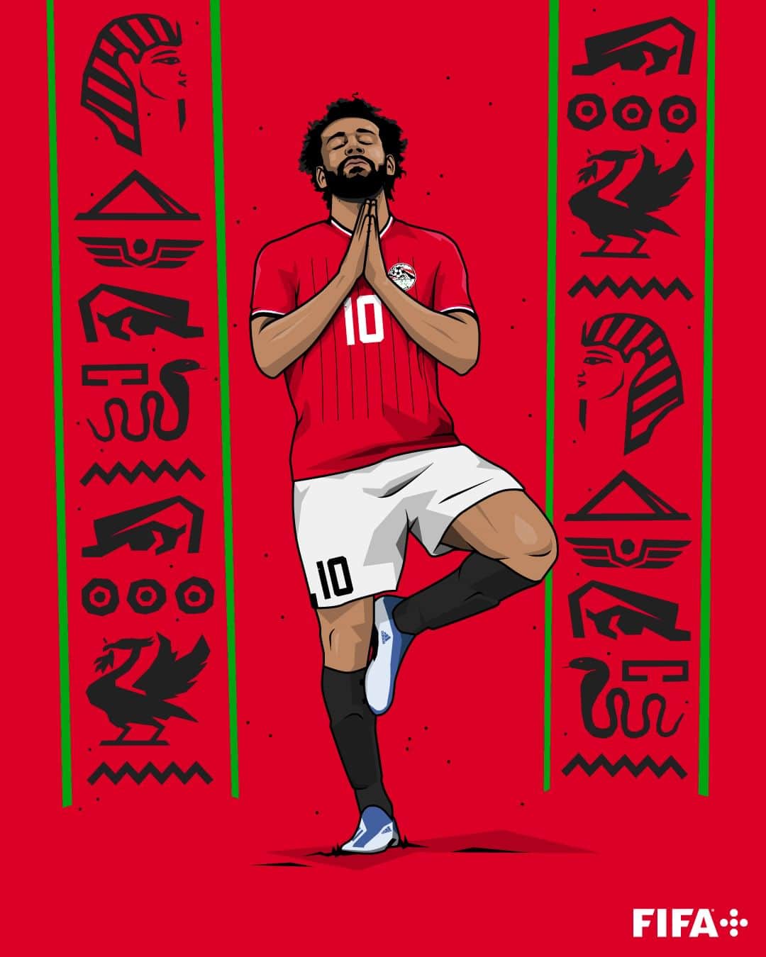 FIFAワールドカップさんのインスタグラム写真 - (FIFAワールドカップInstagram)「The Egyptian King 🇪🇬👑  Happy Birthday, @mosalah! 🥳」6月15日 20時00分 - fifaworldcup