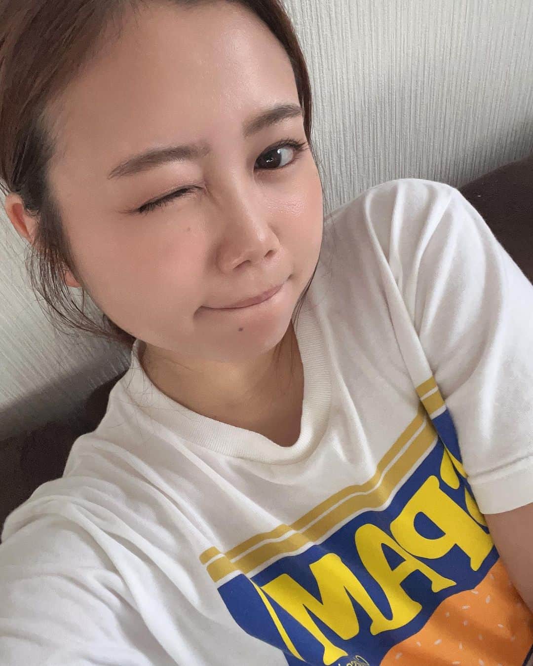 森詩織のインスタグラム：「久しぶりに自撮り〜 明日は久しぶりに休み！ 3連休〜予定詰め詰めだけどっ😂 #なんか幼いね」