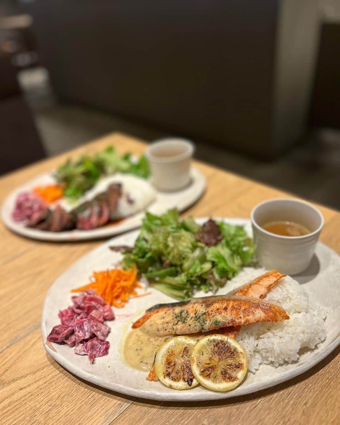 太田理恵のインスタグラム：「こういうプレート好き🥰」