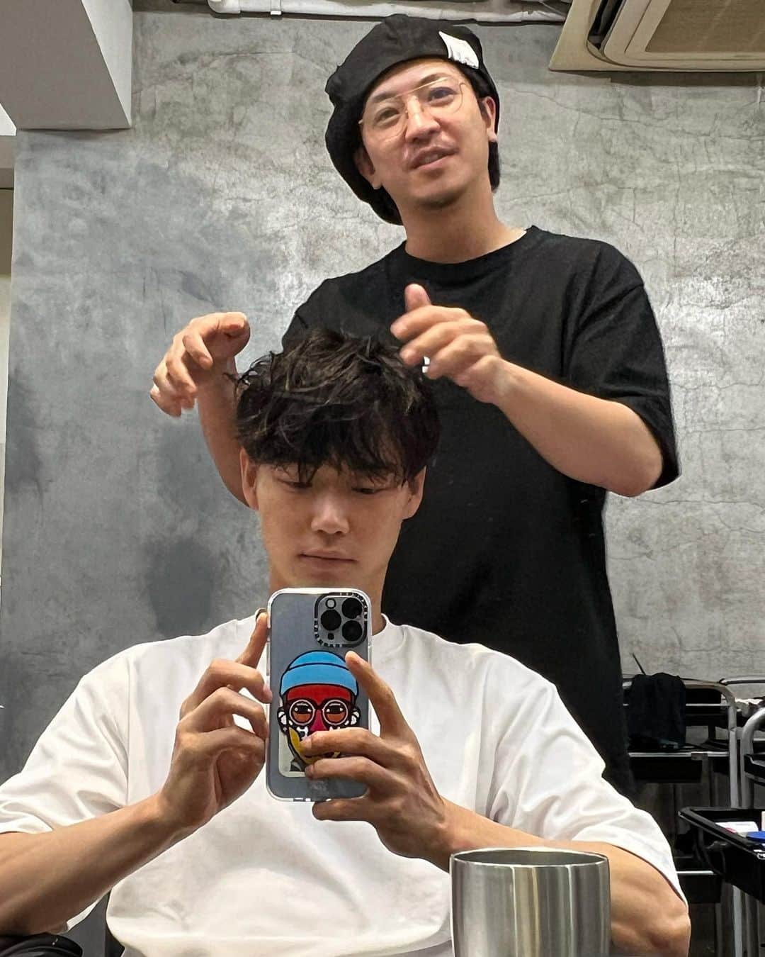 のインスタグラム：「🫧✂️✂️」