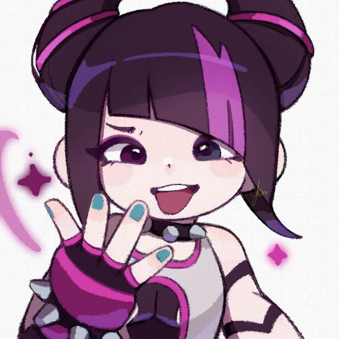 ユキノシュガーのインスタグラム：「#drawing#illustration#fanart#game#gamefanart#girl#streetfighter#streetfighter6#juri」