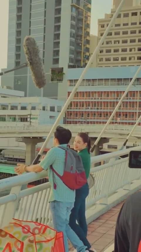 ベア・アロンゾのインスタグラム：「If we were in a Wes Anderson movie 🎬  LOVE BEFORE SUNRISE soon on GMA and VIU ❤️ @gmanetwork  @viuphilippines」