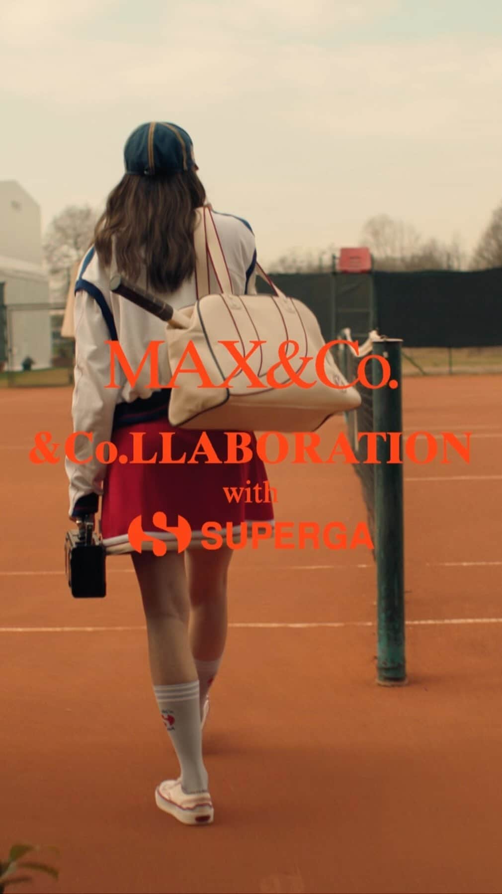 スペルガのインスタグラム：「Ready to take the field with @giugiulola? Discover our latest &Co.llaboration with @superga_official ❤️ Already in store and online! #maxandco #andSMILE #CoLLABORATION」
