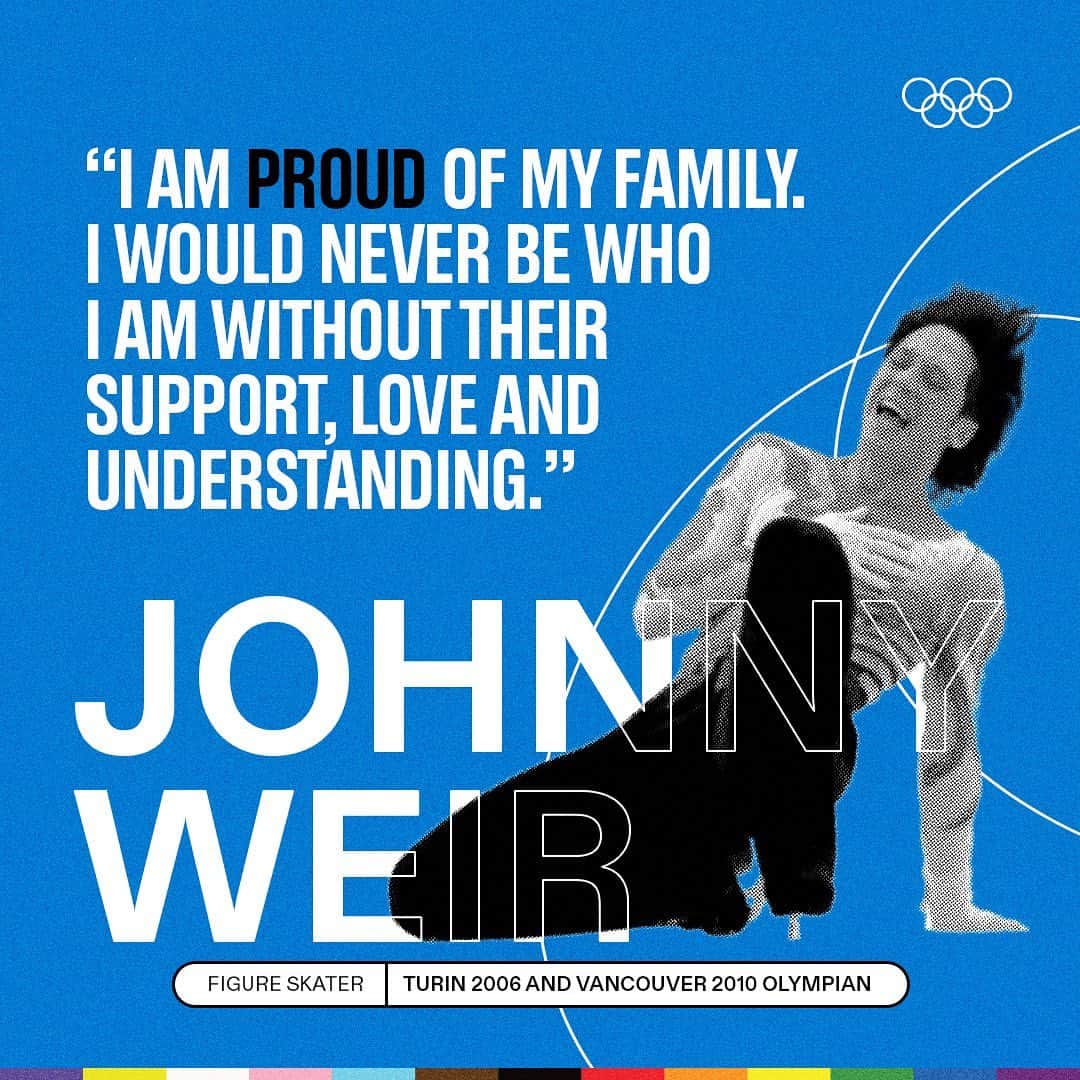 ジョニー・ウィアーさんのインスタグラム写真 - (ジョニー・ウィアーInstagram)「🌈 "I am proud to be me."⁠ ⁠ This #PrideMonth we give platform to Olympians around the world to share what are they most proud of.   Two-time Olympian Johnny Weir's story is like no other.」6月15日 21時51分 - johnnygweir