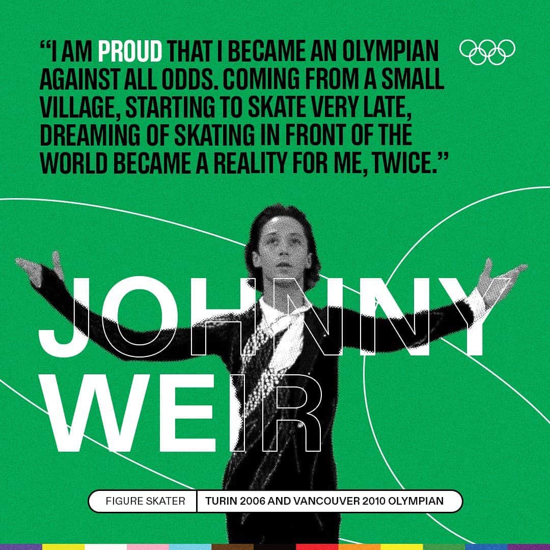 ジョニー・ウィアーさんのインスタグラム写真 - (ジョニー・ウィアーInstagram)「🌈 "I am proud to be me."⁠ ⁠ This #PrideMonth we give platform to Olympians around the world to share what are they most proud of.   Two-time Olympian Johnny Weir's story is like no other.」6月15日 21時51分 - johnnygweir