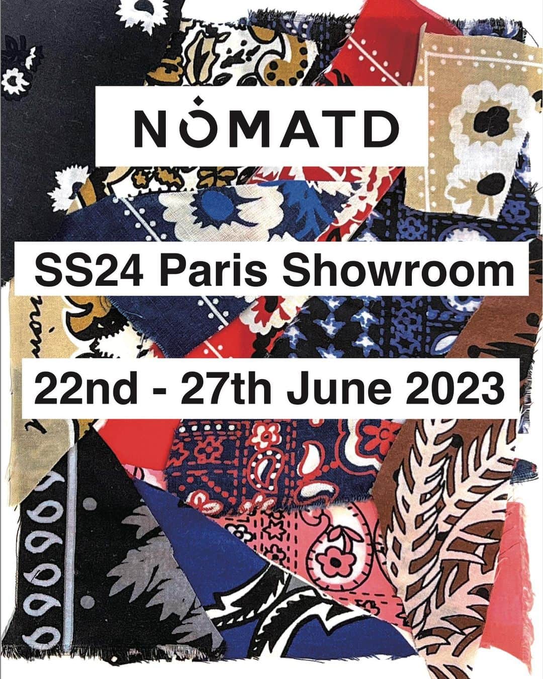 ノーマ ティーディーさんのインスタグラム写真 - (ノーマ ティーディーInstagram)「NÒMATD SS24 Paris Showroom 🇫🇷📣 Contact : nomabloc@gmail.com」6月15日 21時55分 - noma_textiledesign