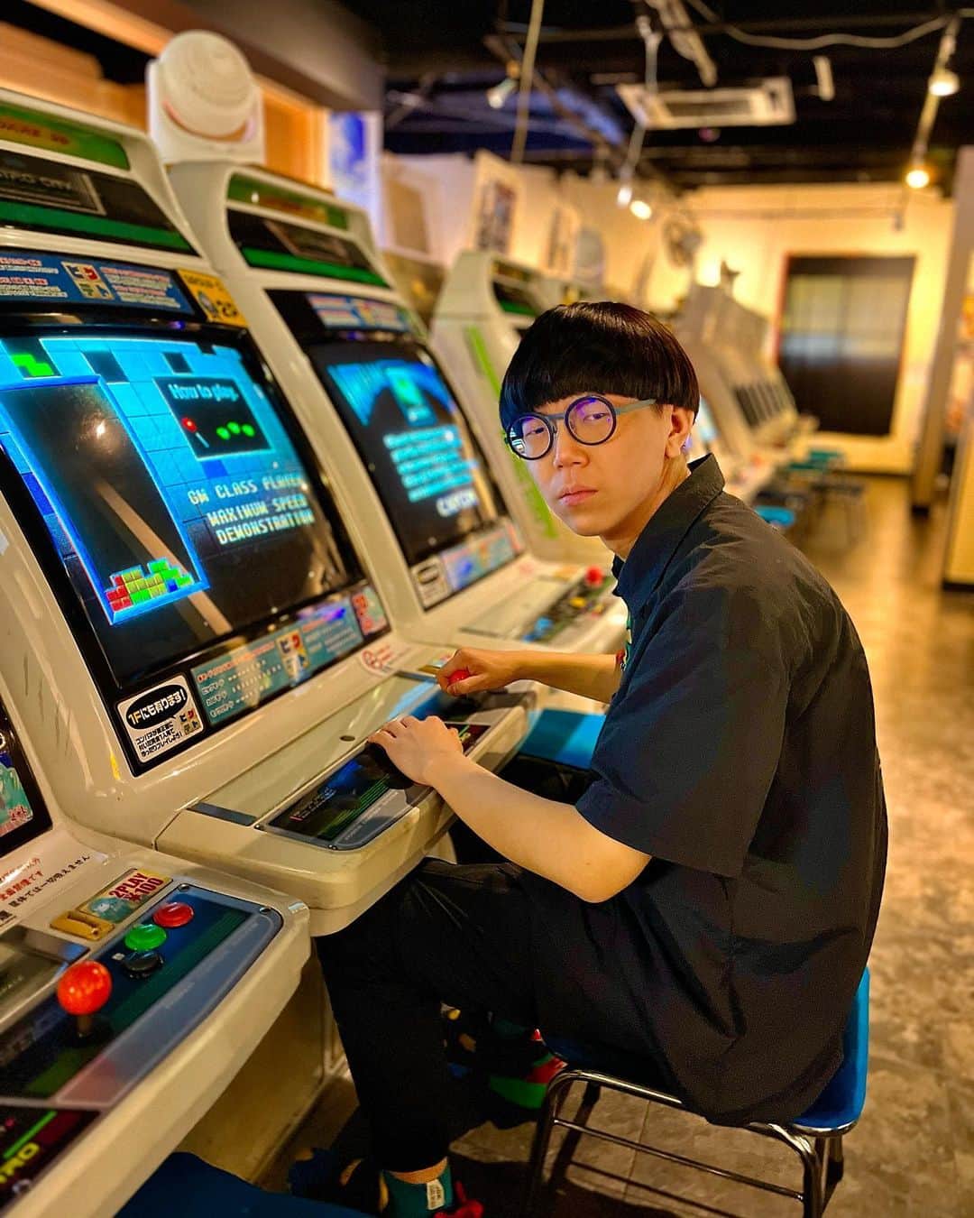 SO-SOさんのインスタグラム写真 - (SO-SOInstagram)「Do you wanna play a game with me?  #SOSO #Beatbox #Tetris #arcade」6月15日 22時02分 - so_so_looper