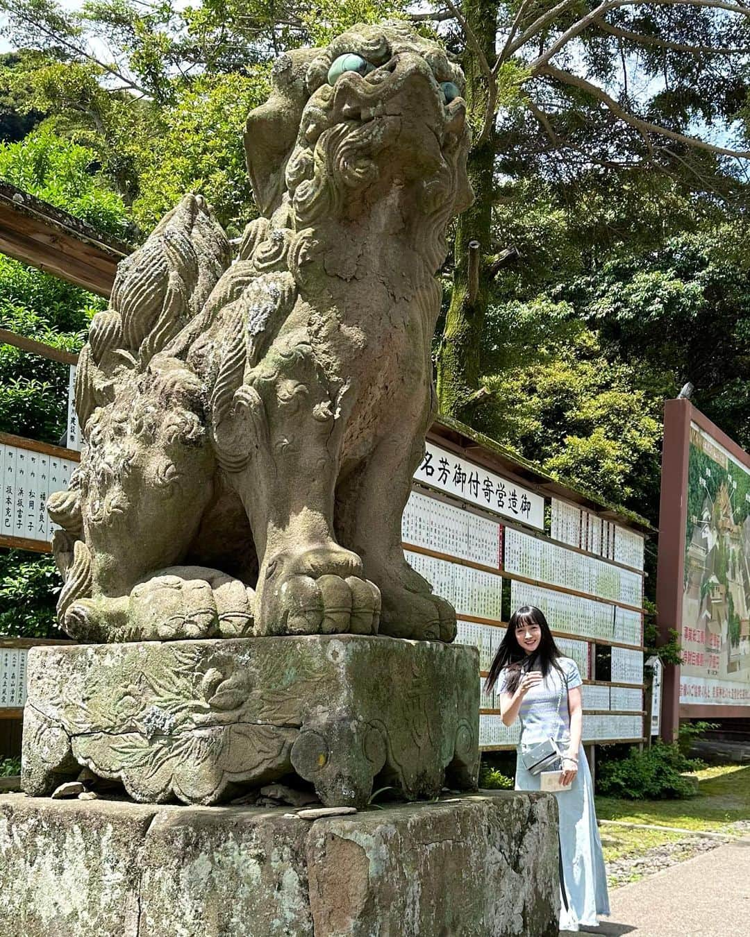 奥村佳恵さんのインスタグラム写真 - (奥村佳恵Instagram)「⛩️🧜🏻‍♀️ #神社仏閣フェチ」6月15日 22時22分 - okumura_kae