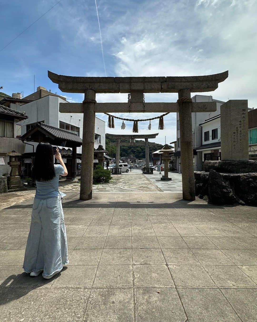 奥村佳恵さんのインスタグラム写真 - (奥村佳恵Instagram)「⛩️🧜🏻‍♀️ #神社仏閣フェチ」6月15日 22時22分 - okumura_kae