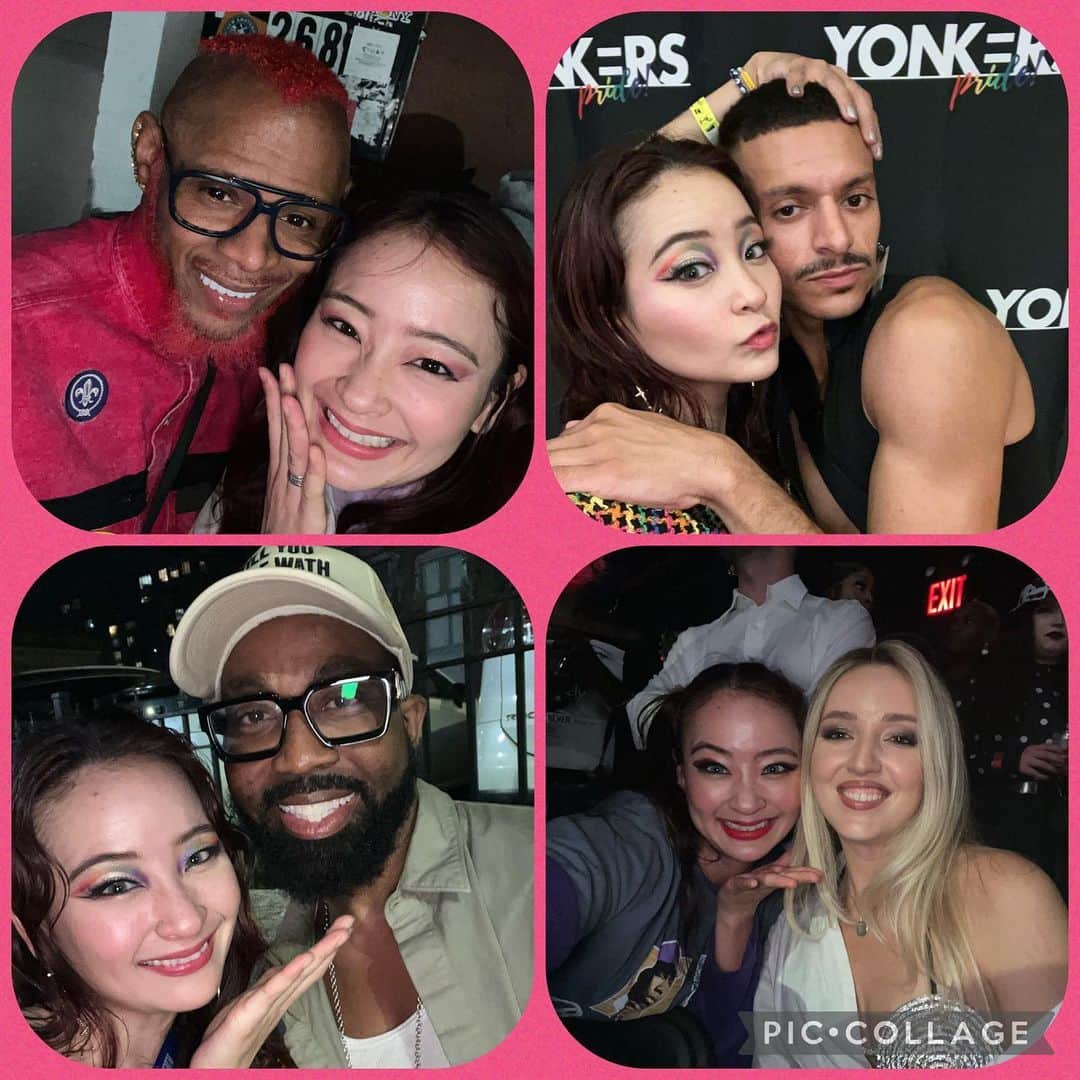 Yakoのインスタグラム：「People whom I respect, whom I never expected to see😭🩷 It was an honor time🥲  Thank you for taking the picture🥹🩷  @andremizrahi  @thejasonarodriguez  @iconstanelle  @veronika.esipova」