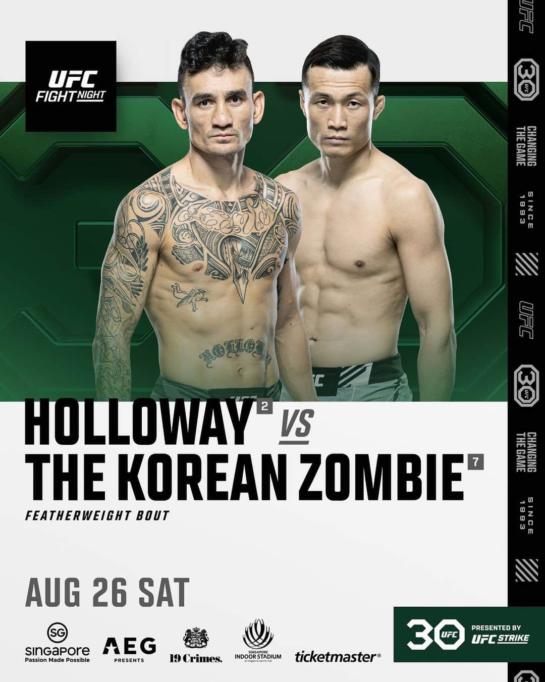 UFCのインスタグラム