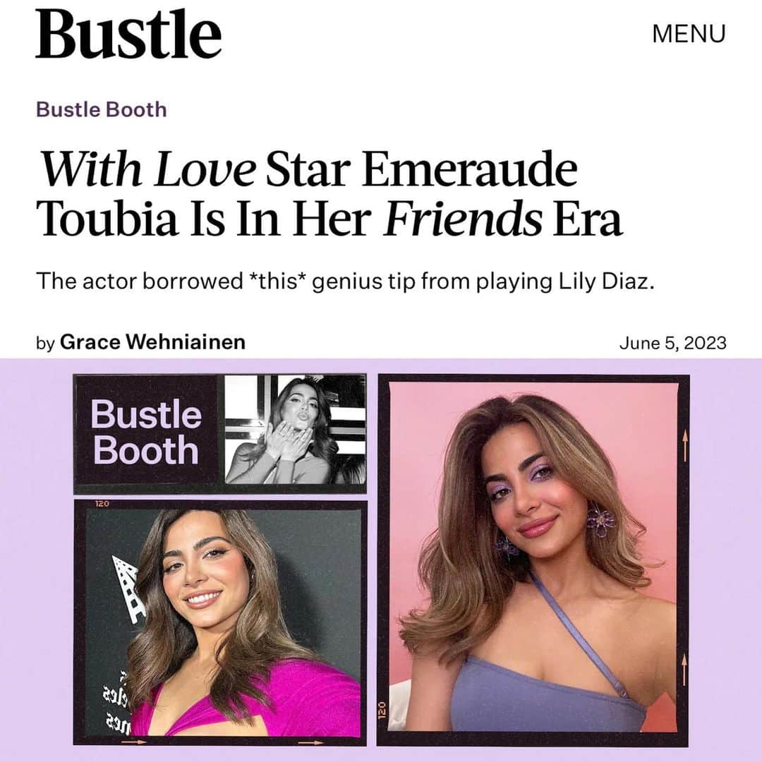 エメロード・トビアさんのインスタグラム写真 - (エメロード・トビアInstagram)「💜 @bustle 💜 link in bio :)」6月16日 8時40分 - emeraude