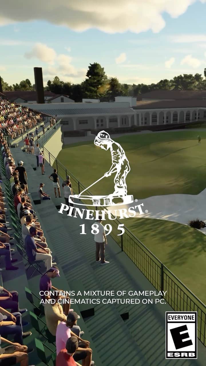 2Kのインスタグラム：「The historic Pinehurst #️⃣ 2️⃣ is here!  Known for its length off the tee, challenging greens and pin placements this course has long challenged the world’s greatest golfers. Hop into #PGATOUR2K23 to take your shot on this hallowed turf. @pinehurstresort」