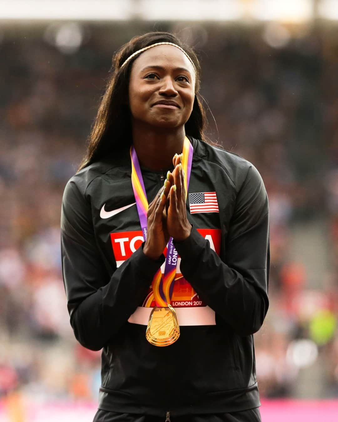 TIME Magazineさんのインスタグラム写真 - (TIME MagazineInstagram)「"My former U.S. Track and Field teammate Tori Bowie, who was found dead in her home in Florida on May 2, of complications related to childbirth at 8 months pregnant, was a beautiful runner. She was effortless. At the Rio Olympics, I ran the second leg of the 4 x 100 relay. Tori was the anchor. When she got the baton, I remember thinking, “it’s over.” She just accelerated. When she crossed the finish line, I couldn’t wait to run over to her to celebrate. It was her first, and only, Olympic gold medal."  At the link in bio, @allysonfelix remembers her friend Tori Bowie—and urges the medical community to ensure that her death wasn't in vain.  Photograph by Alastair Grant—AP」6月16日 1時26分 - time
