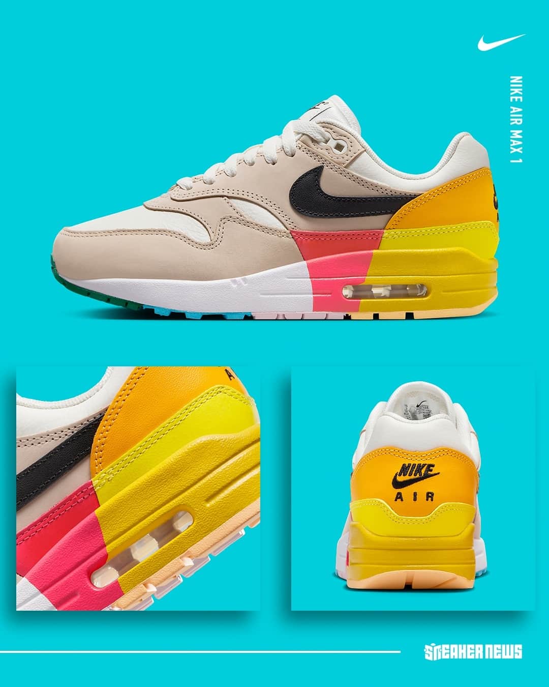 Sneaker Newsさんのインスタグラム写真 - (Sneaker NewsInstagram)「Need a nickname: _______________⁠ Another impressive Air Max 1 is on the way!⁠ LINK IN BIO for a closer look.」6月16日 2時30分 - sneakernews