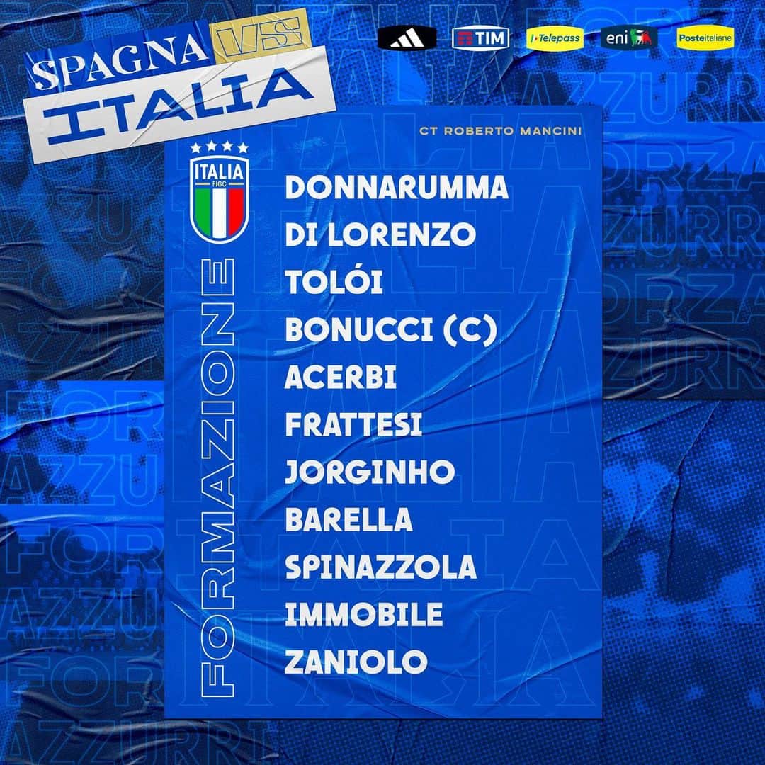サッカーイタリア代表のインスタグラム