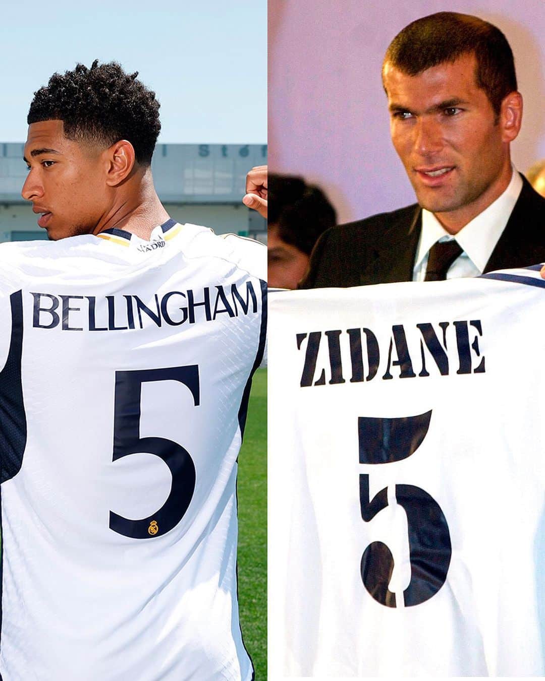レアル・マドリードさんのインスタグラム写真 - (レアル・マドリードInstagram)「💬 @JudeBellingham: “I really admire @Zidane and the legacy he has at this club with the number 5. It’s a number that inspires me.” 5️⃣ ✨ "Admiro mucho a Zidane y al legado que tiene en este club con el número 5. Es un número que me inspira" #HeyJude」6月16日 3時04分 - realmadrid