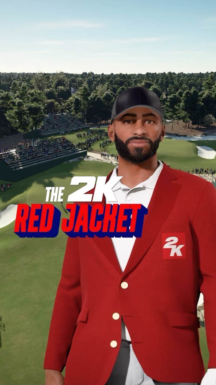 2Kのインスタグラム：「It’s here! The Red Jacket Classic! Here’s your chance to earn and flaunt an official @2K Red Jacket.  Play in-game today through Sunday to earn! #PGATOUR2K23」