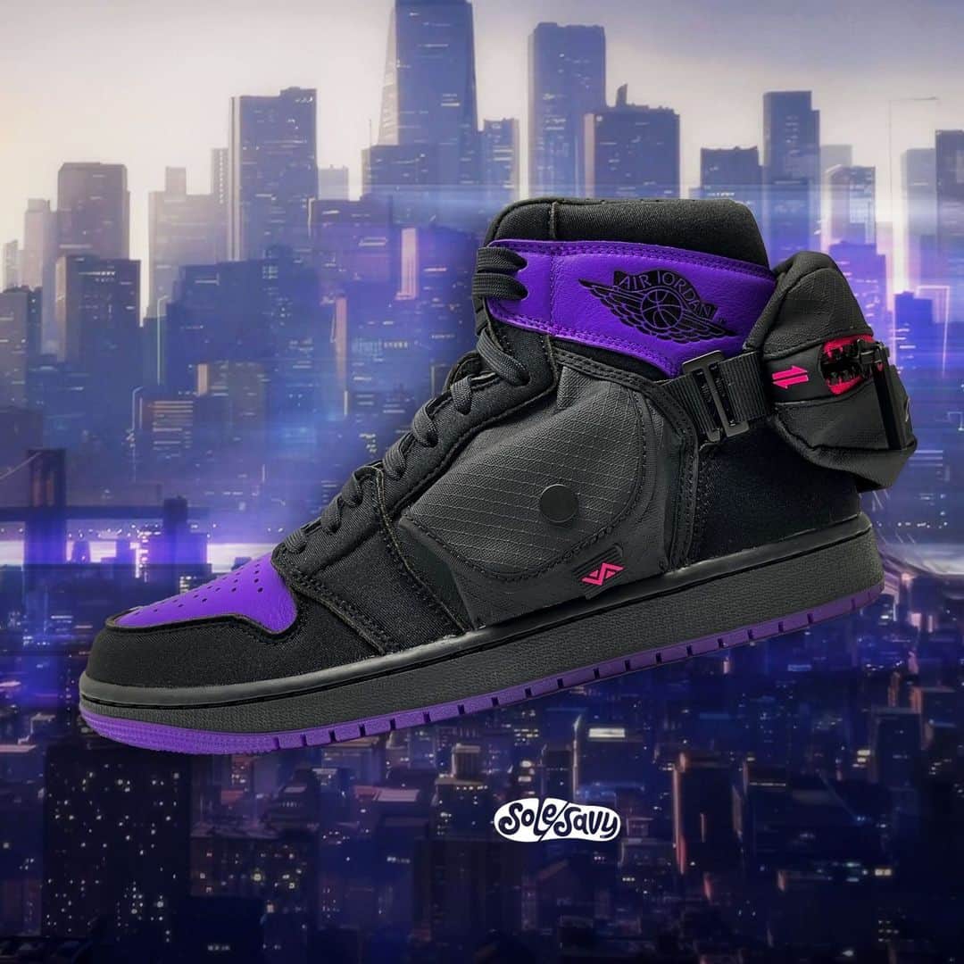 Sneaker Newsさんのインスタグラム写真 - (Sneaker NewsInstagram)「The Air Jordan 1 Utility seen in Spider-Man: Across The Spider-Verse turned out to be a Friends And Family given to inner circles of Jordan Brand and Sony Pictures to celebrate the film’s release. It won't release! Tap the link in our bio to learn more.」6月16日 4時01分 - sneakernews