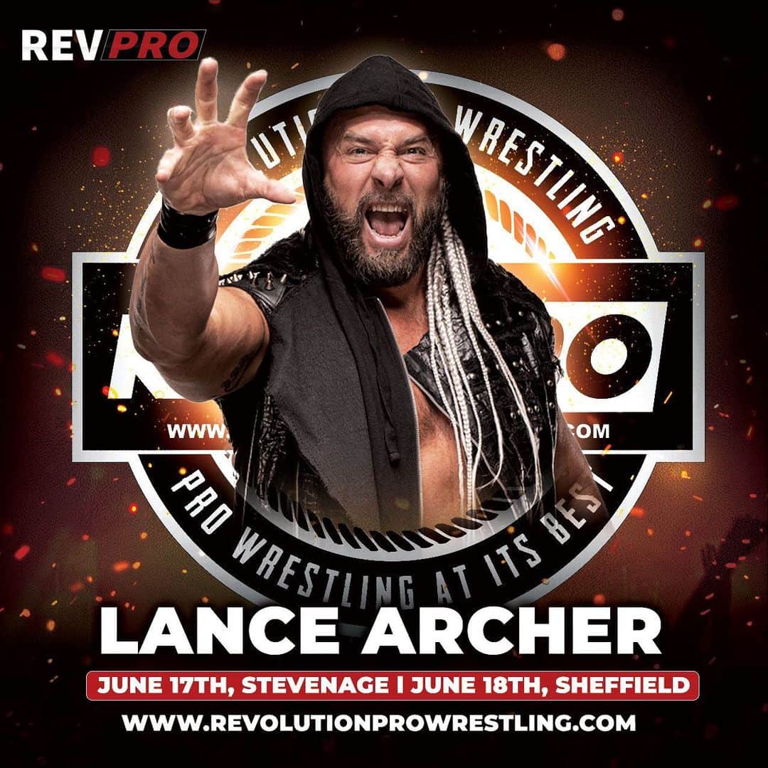 ランス・アーチャーのインスタグラム：「This weekend. Back in 🇬🇧 for @revprouk Sat and Sun!! Stevenage and Sheffield England 🏴󠁧󠁢󠁥󠁮󠁧󠁿」