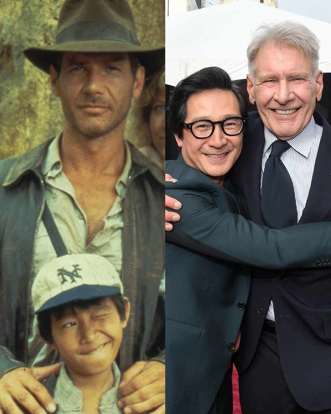 E! Onlineさんのインスタグラム写真 - (E! OnlineInstagram)「Indy & Short Round's friendship is the greatest treasure of all. 🥺❤️ Ke Huy Quan steps out to support Harrison Ford at the premiere of "Indiana Jones and the Dial of Destiny." (📷: Getty)」6月16日 5時00分 - enews