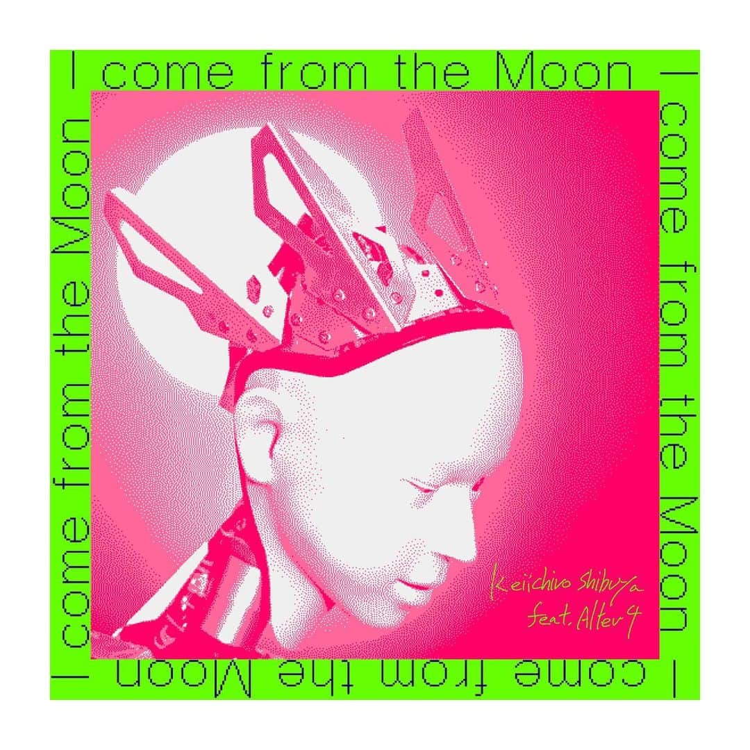 渋谷慶一郎のインスタグラム：「今日からKaguya by Gucciのサントラ『I come from the Moon』がサブスクで配信解禁。ヴォーカルはオルタ4、オーケストラver.を来週のアンドロイドオペラ シャトレ座公演でも演奏します。ぜひ聴いてね😉  Released on streaming “I come from the Moon”, a soundtrack for Kaguya by Gucci (@gucci) just today. The vocal is by android Alter 4. I perform the orchestra ver. at my Android Opera Mirror @theatrechatelet 21-23rd next week. Please listen to the music !  Composition & mixing @keiichiroshibuy  Vocal Alter4 Lyrics @nagahisa, Cypher (GPT) Mastering @enyang_ha  Photograph @kenshu_shintsubo  Graphics design @_tnk  Special thanks @_tanabe1107  Music Production @atak.keiichiroshibuya   #kaguyabygucci #keiichiroshibuya #newsong #soundtrack #electronics」