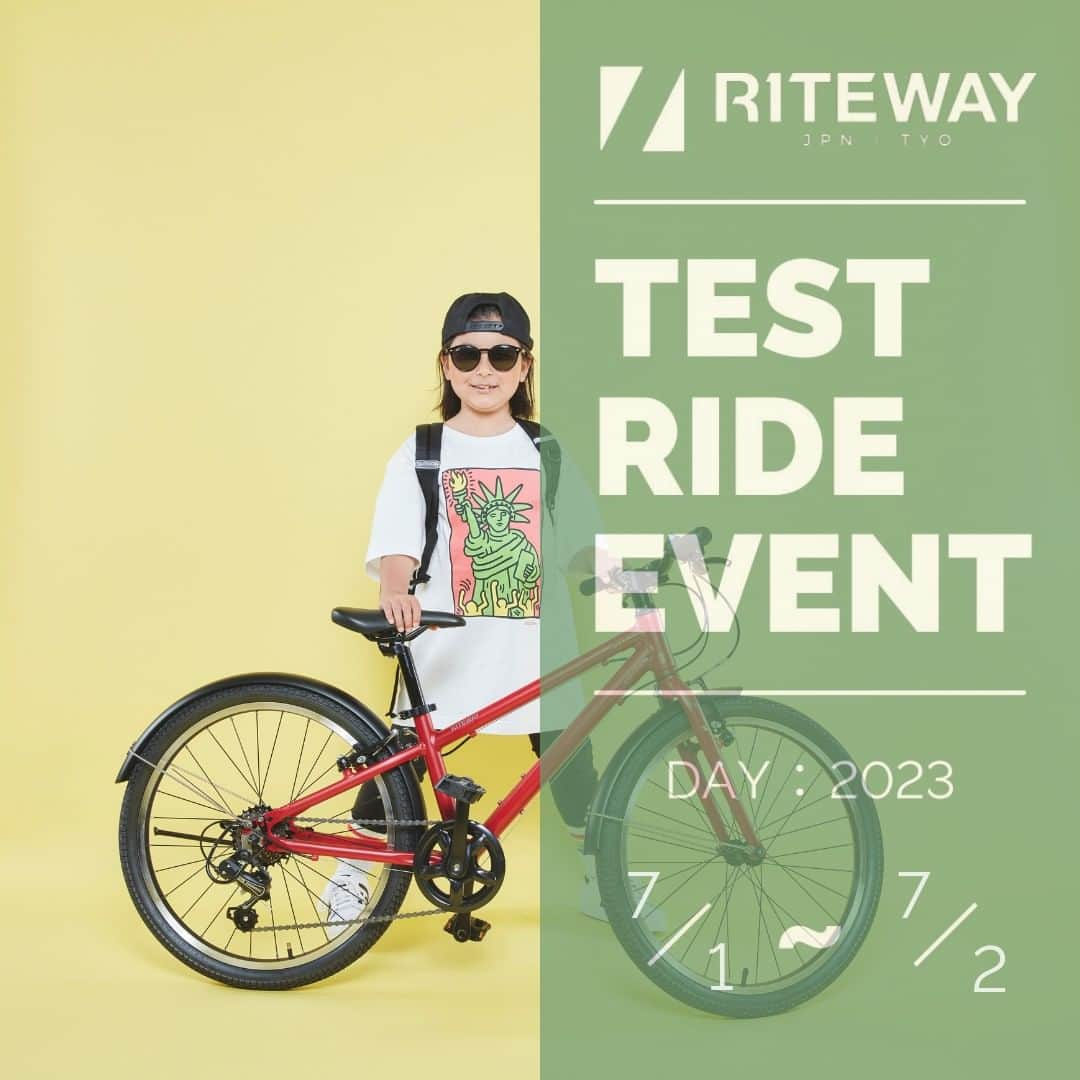 RITEWAY -Official Instagram-さんのインスタグラム写真 - (RITEWAY -Official Instagram-Instagram)「2023年7月1日（土）2日（日）、東京都江東区にあるコギーららぽーと豊洲店さまでライトウェイブランドのキッズバイク「ZIT」のPOPUP試乗会を開催します！  ZITはお子さまむけに軽く安全性にこだわって開発された、高い品質が特徴のキッズバイクです。14インチから26インチまで全サイズご用意しておりますので、どのサイズがお子さまにピッタリなのかお試し頂けます。 皆様のご来店をお待ちしております！  ※当試乗会はシーサイドデッキでの開催を予定しております。  【試乗車リスト】  ZIT14 レッド（キックバイク）  ZIT16 スカイブルー(補助輪）  ZIT18 ブラック  ZIT20 スカイブルー  ZIT22 ネイビー  ZIT24 ネイビー  ZIT26 ベージュ  ※試乗車は予告なく変更になる場合がございます。予めご了承下さい。  【開催場所】 コギー ららぽーと豊洲店の前のシーサイドデッキ @coggeytoyosu_s 東京都江東区豊洲2-4-9アーバンドックららぽーと豊洲1F TEL 03-6910-1846 年中無休(但しららぽーと豊洲の休館日を除く) 営業時間 10:00～21:00  【開催日】 2023年7月1日,2日  #riteway #ritewayzit #ライトウェイ #bicycle #自転車 #子ども自転車 #自転車のある風景 #サイクリング #キッズ自転車 #こども自転車 #子供自転車 #ららぽーと豊洲 #コギーららぽーと豊洲店」6月16日 17時10分 - riteway_bike