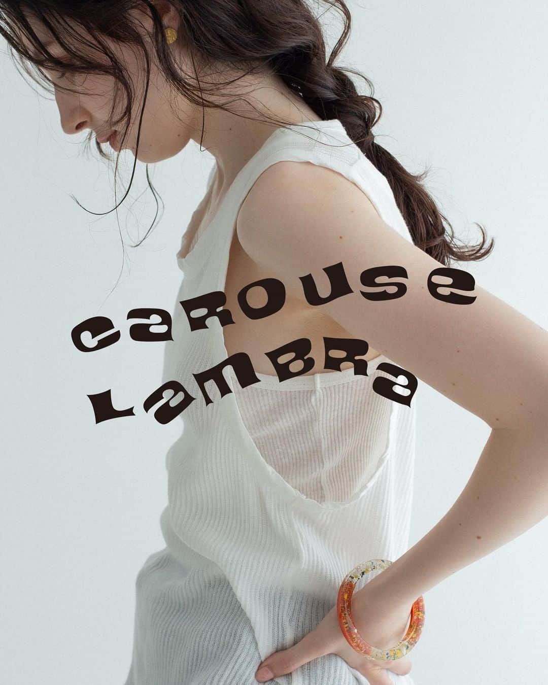 Jack Of All Tradesのインスタグラム：「@carouse.lambra  23 SPRING & SUMMER  ✔︎LOOSE TANK - WHITE  #carouselambra  #ケラウズランブラ  #オーガニックコットン  #タンクトップ」