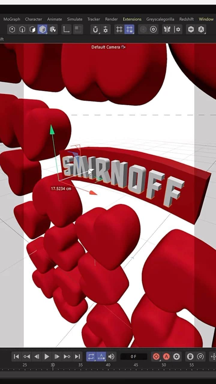 スミノフのインスタグラム：「ㅤ 3D Smirnoff Wallpaper art ❤️‍🔥  ぷっくりした3Dアートなスミノフアイス™の制作過程 🎥  Created by: @yusuke_wj   #SMIRNOFF #スミノフ #スミノフアイス #乾杯 #お酒  #酒スタグラム #今日のお酒​ #おウチ居酒屋 #家飲み #おつまみメニュー #贅沢時間 #お酒好きな人と繋がりたい #パズル #3D #3dposter #3dtypography #cinema4d #c4d #redshift #blender #b3d #3d #3dmodeling #3dillustration」