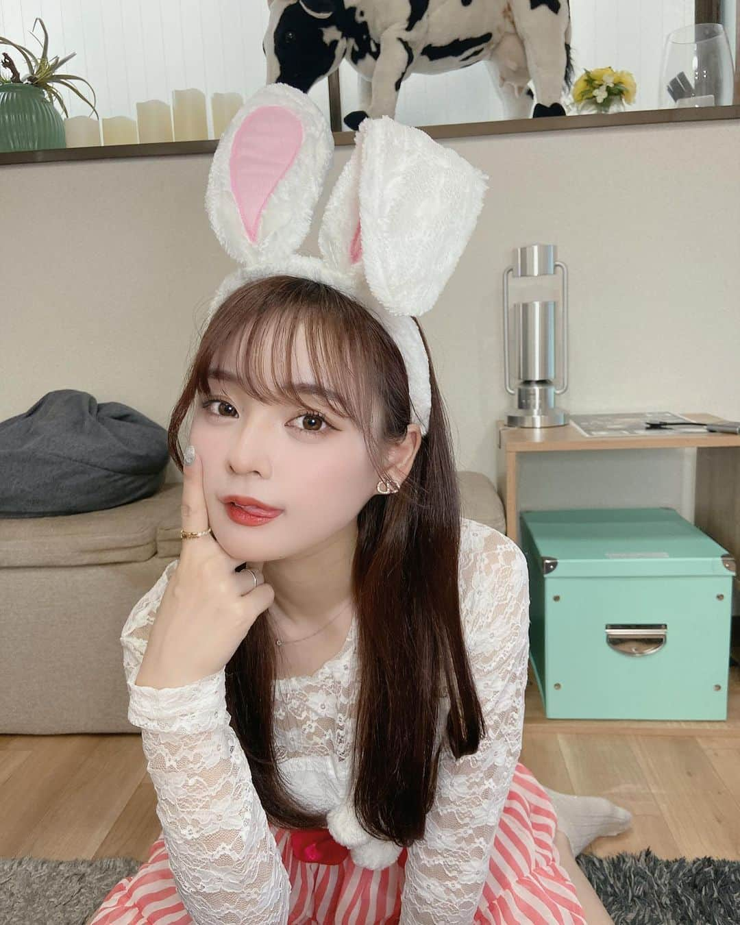 白石佑梨亜さんのインスタグラム写真 - (白石佑梨亜Instagram)「今日はうさちゃんになったよ🐰」6月16日 20時00分 - yuria.1