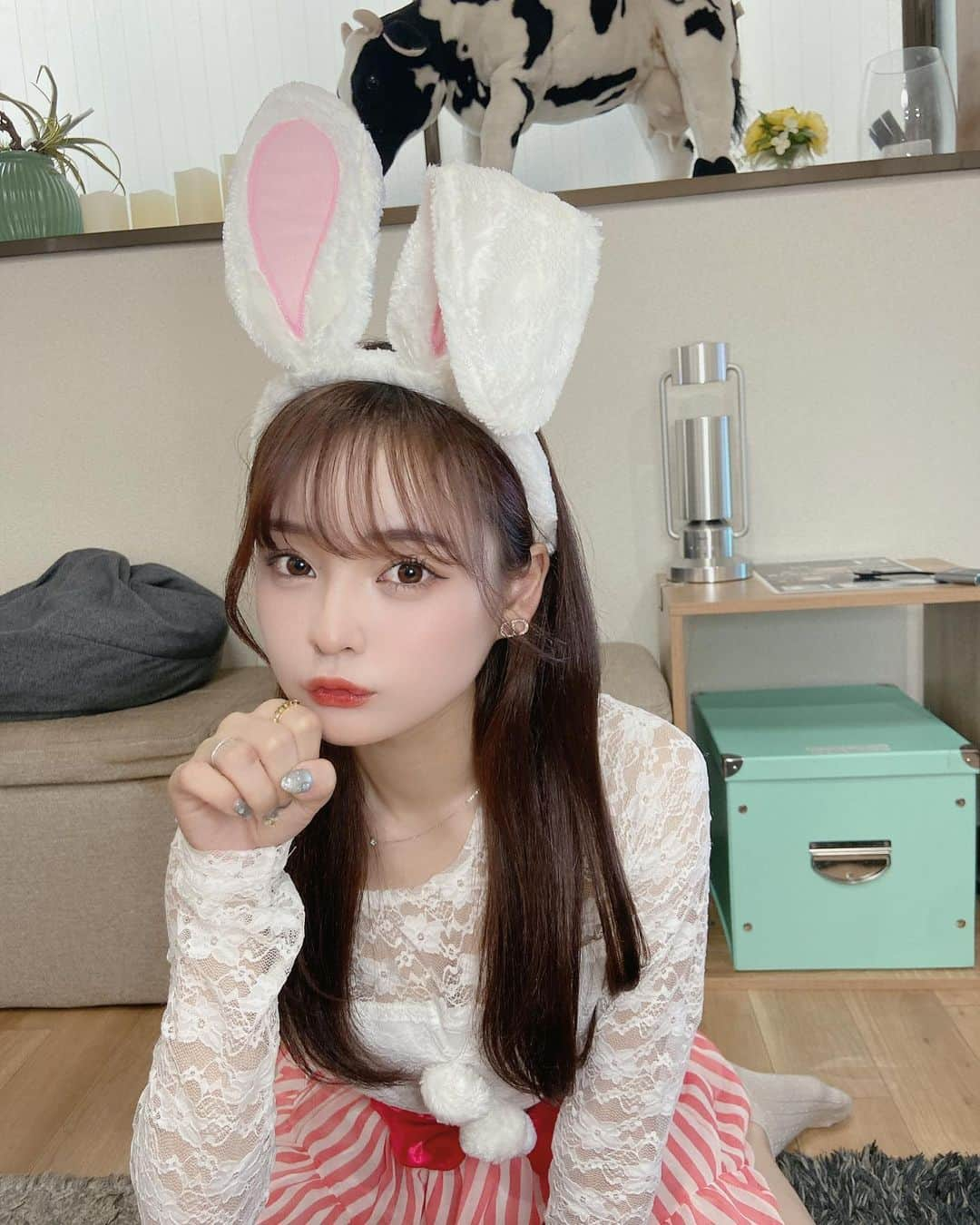 白石佑梨亜さんのインスタグラム写真 - (白石佑梨亜Instagram)「今日はうさちゃんになったよ🐰」6月16日 20時00分 - yuria.1