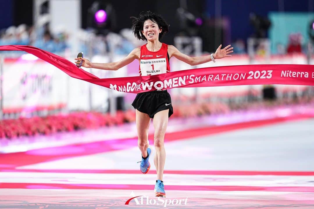 アフロスポーツのインスタグラム：「鈴木亜由子/Ayuko Suzuki (JPN),  MARCH 12, 2023 - Marathon :  Nagoya Women's Marathon 2023  in Nagoya, Aichi, Japan.   #マラソン#marathon #SportPhoto #SportPhotography #Sport #スポーツ写真」