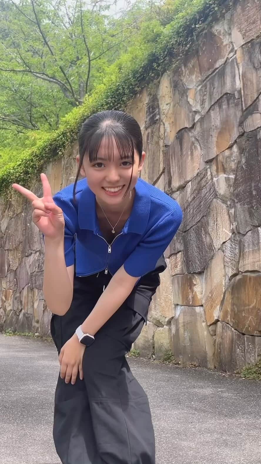 松島かのんさんのインスタグラム動画 - (松島かのんInstagram)「TikTokで好評だったのでÜP💙 沢山見てね～🫶 #松島かのん ...