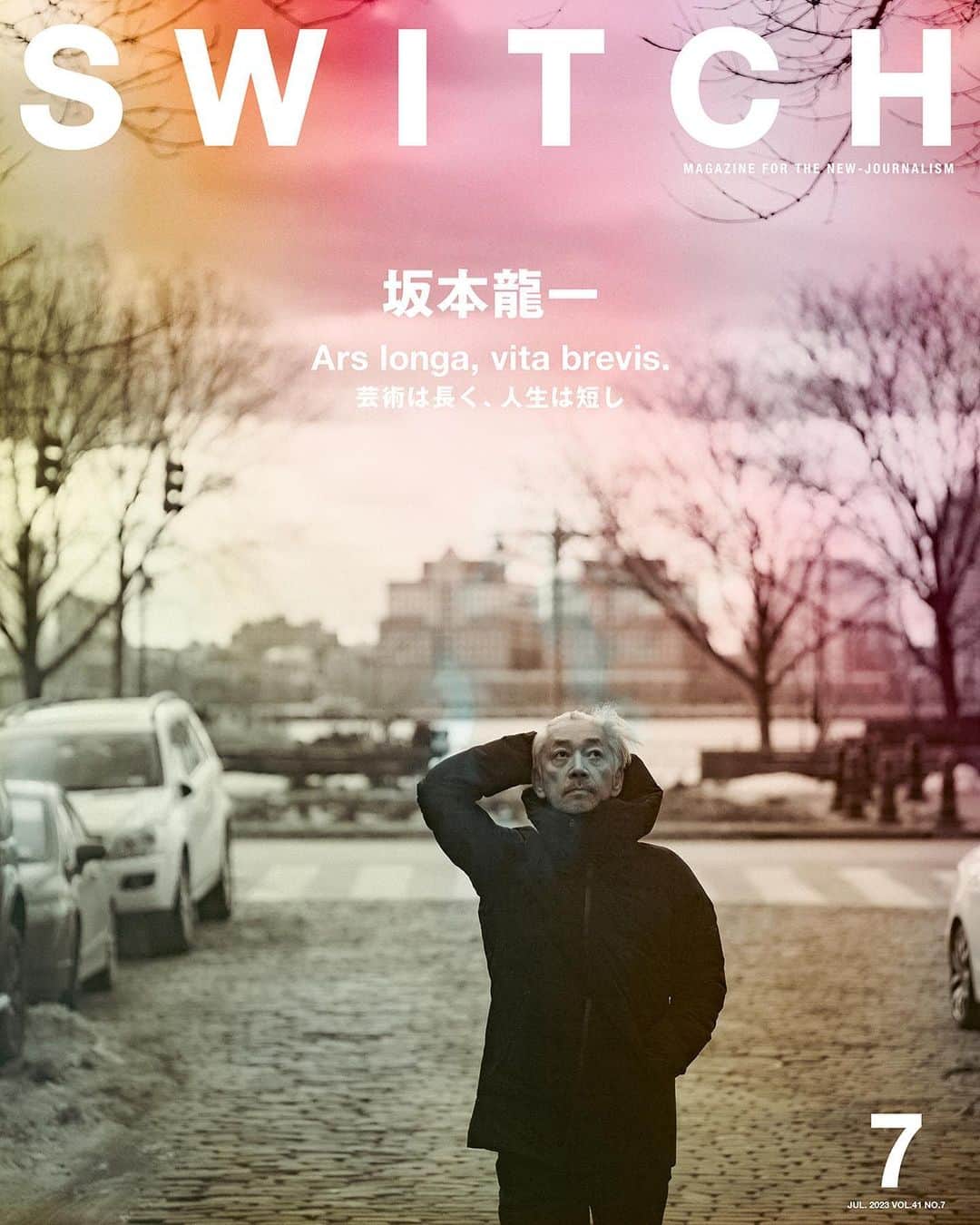 小浪次郎のインスタグラム：「RYUICHI SAKAMOTO @switch_magazine   Available June 20th 2023  Last Print.」