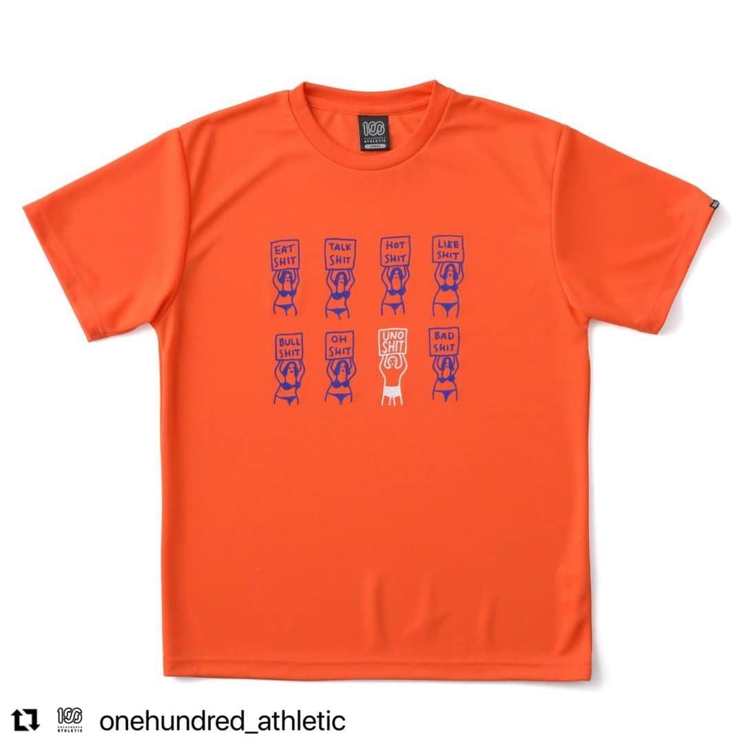 宇野薫のインスタグラム：「昨夜インスタライブで着ていた Tシャツはこちらです！  #Repost @onehundred_athletic with @use.repost ・・・ 新潟市の古町にある洋服屋「TADAYOI（ただよい）」にて、2023年6月24日（土）よりHOLY SHIT主催で開催されるポップアップストア『THE FULL MATCH 2023』で販売するアイテムのご紹介。  こちらは"HOLY SHIT"と"ONEHUNDRED ATHELTIC"のスペシャルコラボの第四弾。 8つのSHITの一つに"UNO SHIT（最高！！）"なUNOくんが加わった8 SHITなデザインは100A定番のドライTシャツで。イベント開催地である新潟ならでは（アルビレックス！？っぽい）なカラーでもリリースがあります。トレーニングのお供に是非。  ■8 SHIT DRY S/S TOP *UNO SHIT Ver. 販売価格：5,500円税込 カラー：ブラック、グレー、オレンジ サイズ：S, M, L, XL, XXL」