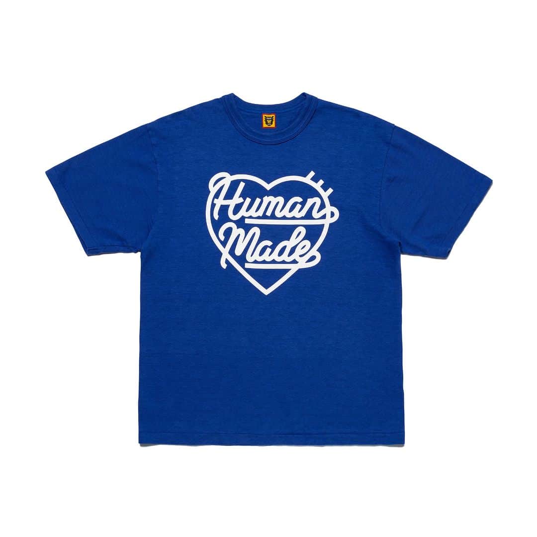 HUMAN MADEさんのインスタグラム写真 - (HUMAN MADEInstagram)「"COLOR T-SHIRT #2" is available at 17th June 11:00am (JST) at Human Made stores mentioned below.  6月17日AM11時より、"COLOR T-SHIRT #2” が HUMAN MADE のオンラインストア並びに下記の直営店舗にて発売となります。  [取り扱い直営店舗 - Available at these Human Made stores] ■ HUMAN MADE ONLINE STORE ■ HUMAN MADE OFFLINE STORE ■ HUMAN MADE HARAJUKU ■ HUMAN MADE SHIBUYA PARCO ■ HUMAN MADE 1928 ■ HUMAN MADE SHINSAIBASHI PARCO  *在庫状況は各店舗までお問い合わせください。 *Please contact each store for stock status.  HUMAN MADE定番の柔らかく独特な風合いのスラブ生地を用いた丸胴Tシャツ。 アイコニックなハートのモチーフを落とし込みました。カラフルなボディカラーが特徴です。  T-shirt with Human Made's standard rounded body. Woven with uneven slub yarn, it has a soft texture and is adorned with the iconic heart motif. Available in a range of colors.」6月16日 11時00分 - humanmade