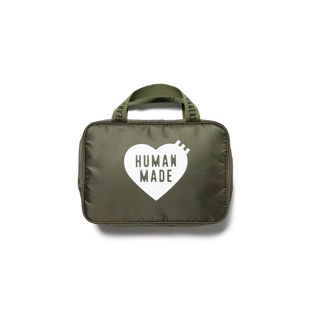 HUMAN MADEさんのインスタグラム写真 - (HUMAN MADEInstagram)「"ORGANIZER POUCH" is available at 17th June 11:00am (JST) at Human Made stores mentioned below.  6月17日AM11時より、"ORGANIZER POUCH” が HUMAN MADE のオンラインストア並びに下記の直営店舗にて発売となります。  [取り扱い直営店舗 - Available at these Human Made stores] ■ HUMAN MADE ONLINE STORE ■ HUMAN MADE OFFLINE STORE ■ HUMAN MADE HARAJUKU ■ HUMAN MADE SHIBUYA PARCO ■ HUMAN MADE 1928 ■ HUMAN MADE SHINSAIBASHI PARCO  *在庫状況は各店舗までお問い合わせください。 *Please contact each store for stock status.  旅行にはもちろん、バッグインバッグとしても最適なオーガナイザーポーチ。ファスナーポケットや小分けポケットでアイテム別に収納できる、便利なアイテムです。  Organizer pouch perfect for travel and bag-in-bag use. Pockets with zips and internal dividers allow items to be organized with ease, adding an extra level of functionality.」6月16日 11時12分 - humanmade