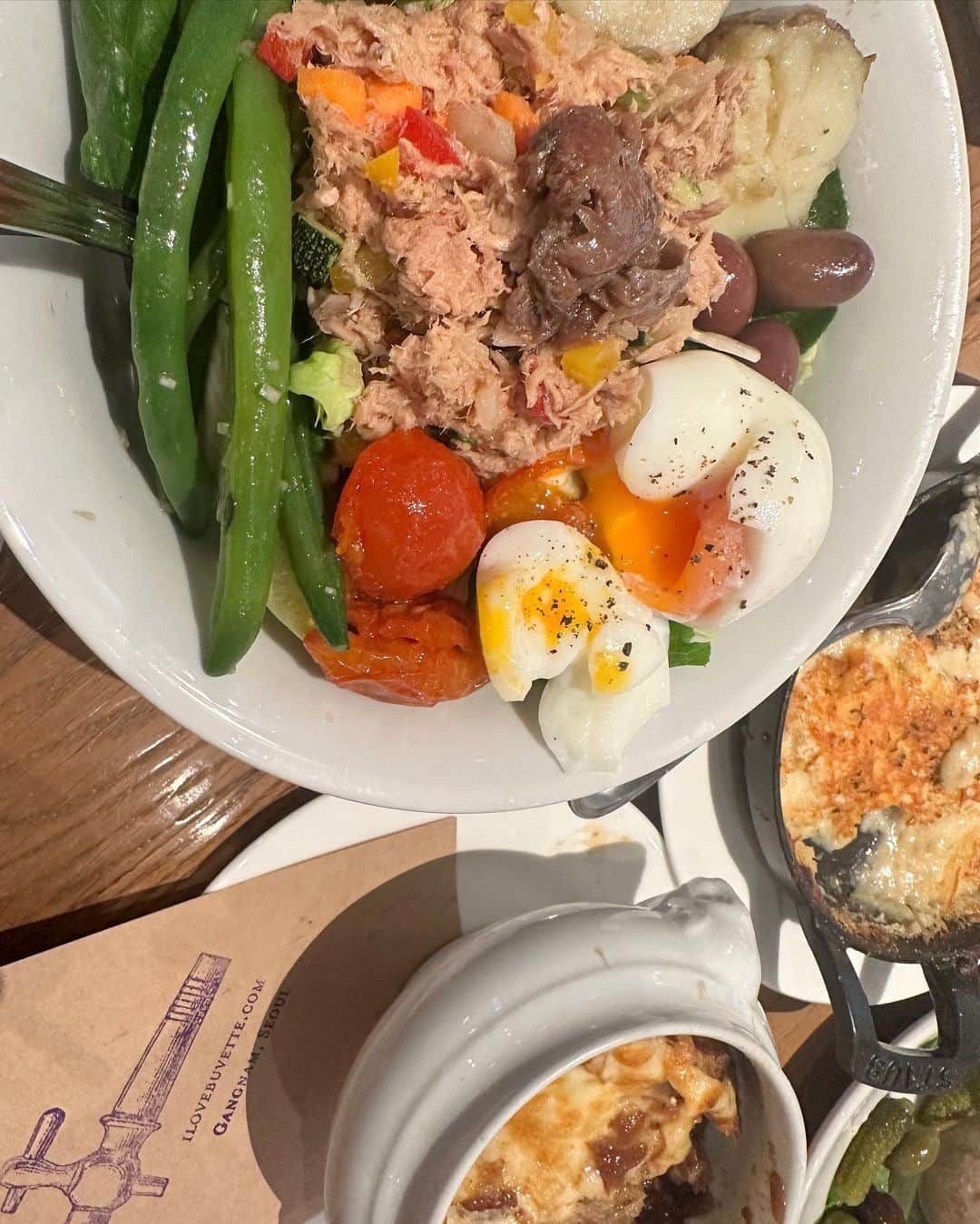 オ・ハヨンさんのインスタグラム写真 - (オ・ハヨンInstagram)「오랜만에 나들이🥗🥘🥪☕🫕」6月16日 12時34分 - _ohhayoung_