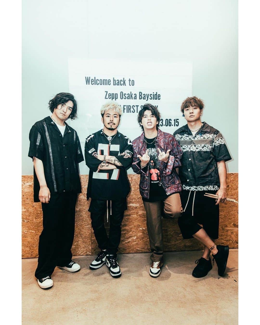 MY FIRST STORYのインスタグラム：「47都道府県ツアー MY FIRST STORY -THE TWO-  21/47  Thank You!! 大阪・Zepp Osaka Bayside!!  Photos by @nekoze_photo   ※写真の無断転載、転用禁止  #MFS47都道府県」