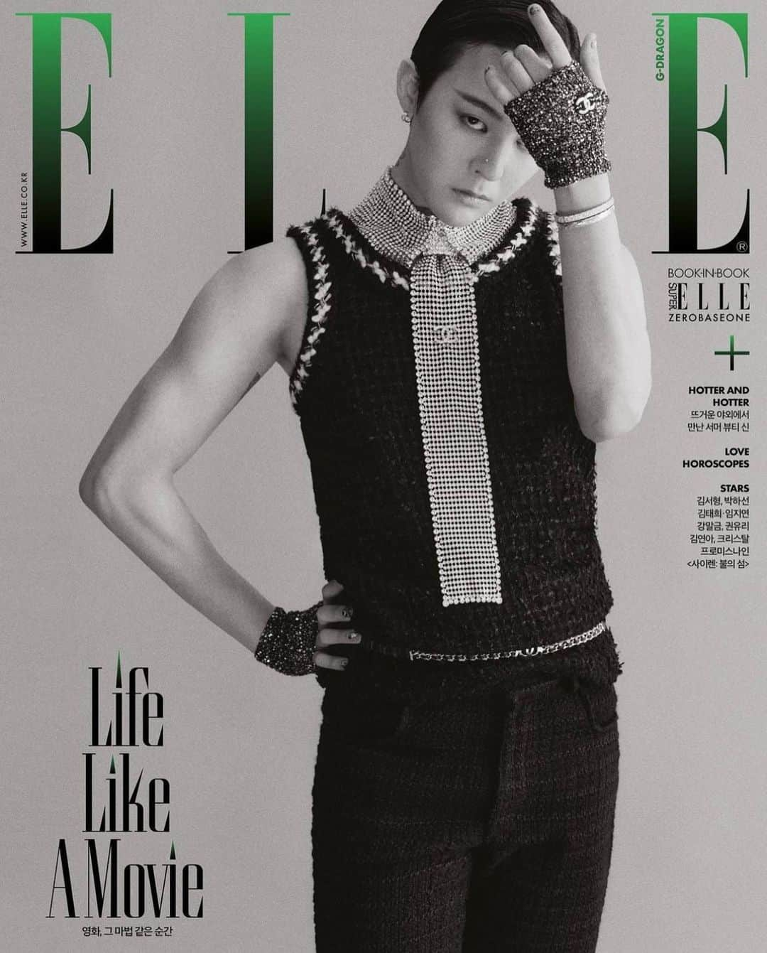 G-DRAGONのインスタグラム：「#AD @ellekorea @chanelofficial」