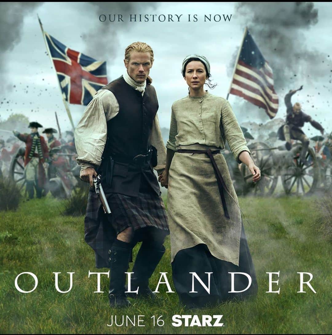 カトリナ･バルフのインスタグラム：「Season 7 !!!!! Finally we get to share this with you! So many people worked so hard on this, from the writers, to the production team, every crew member and every cast member and SA to bring you this bumper jam packed season. We hope you love it!!! And a huge thank you to all our fans for your patience and continued support!!!! Xxxx @outlander_starz @sptv @lionsgateplusuk」