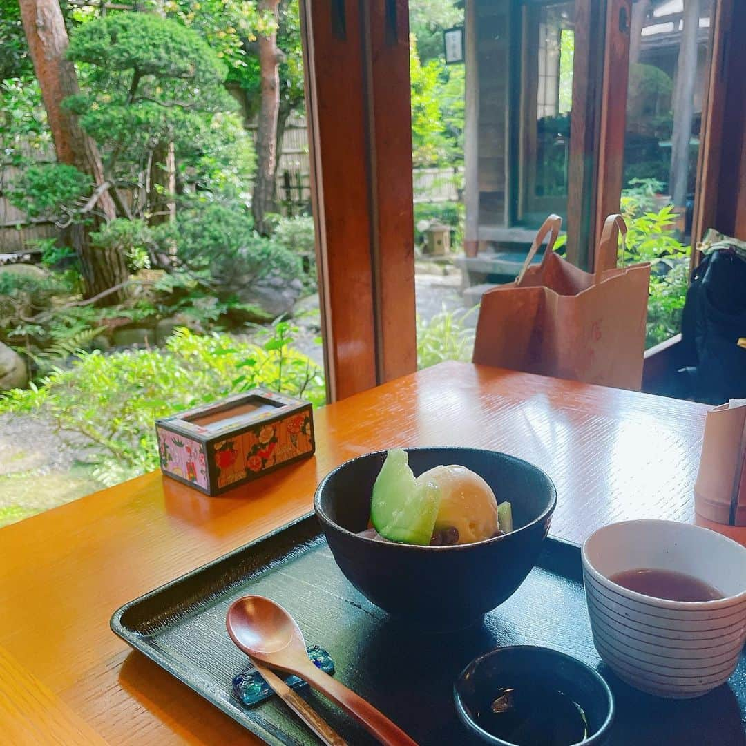 関口愛美さんのインスタグラム写真 - (関口愛美Instagram)「My favorite place. 🍵  #古桑庵 #自由が丘 #古民家カフェ #庭園 #japanesesweets #和菓子 #茶屋 #kosouan」6月16日 15時31分 - sekiguchiaimi