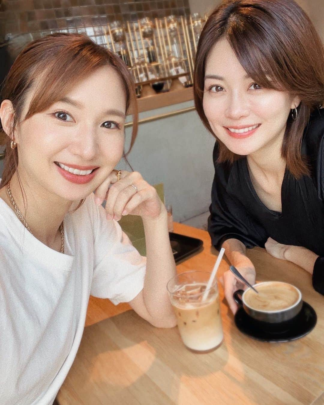 乙幡紗紀のインスタグラム：「・ 先日☕️💕 ゆっくり会える時間に感謝🥰」