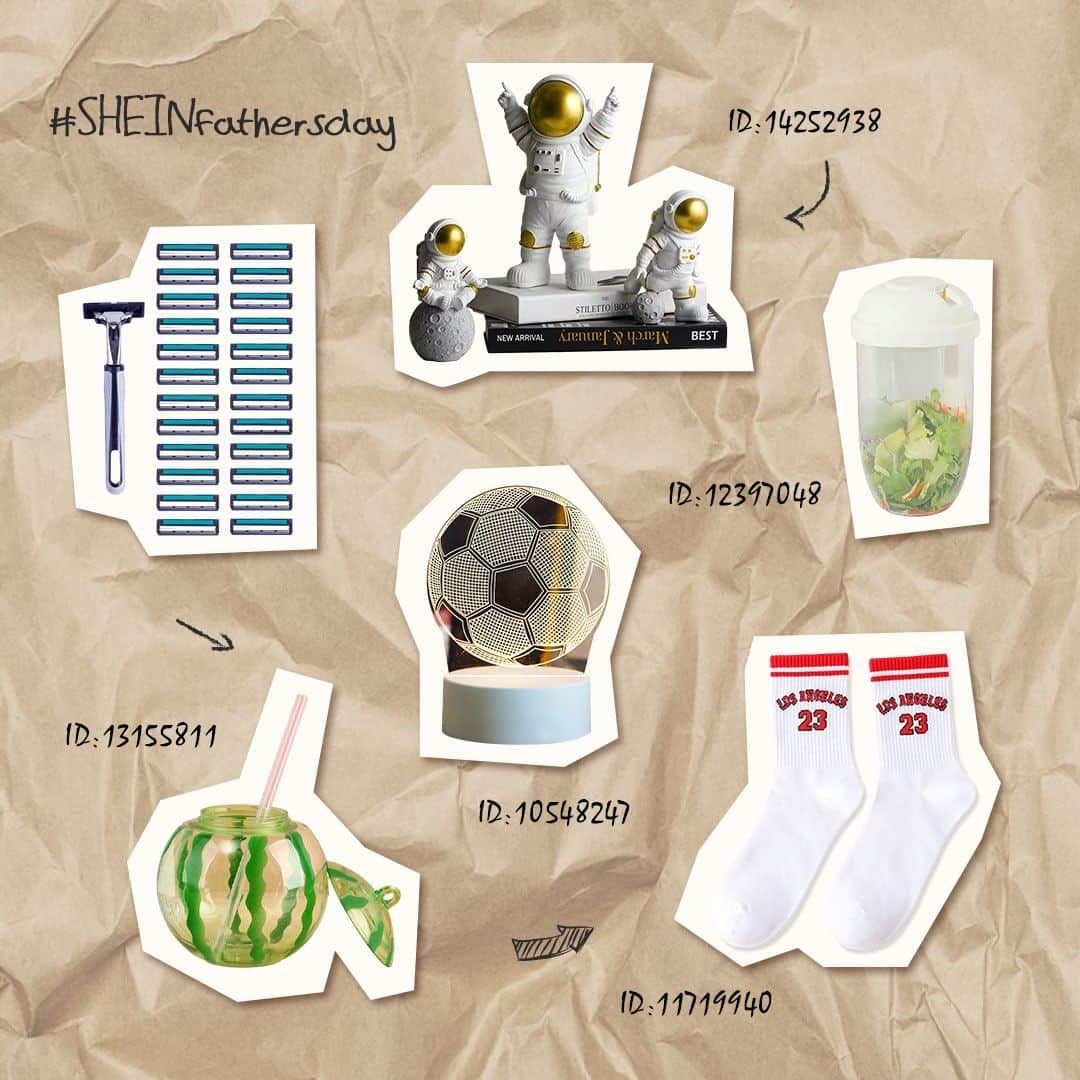 SHEINのインスタグラム：「Let's give shoutout to super dads everywhere! 💪 Tag your hero in the comments with a ❤ below 👇  🔗:https://shein.shop/qlbyhp8  #SHEINfathersday #saveinstyle」