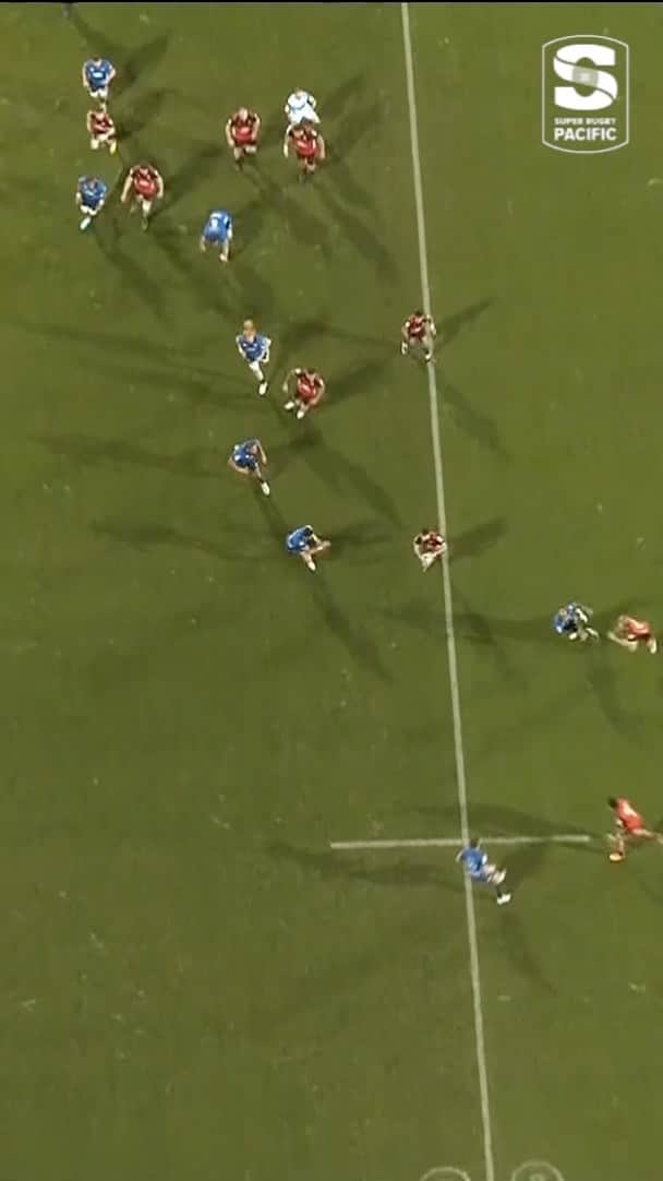 Super Rugbyのインスタグラム：「Poetry in motion 🤌  Watch now: 🇳🇿 @skysportnz 🇦🇺 @stansportau   #CRUvBLU #WelcomeToYourSuperStage #SuperRugbyPacific」