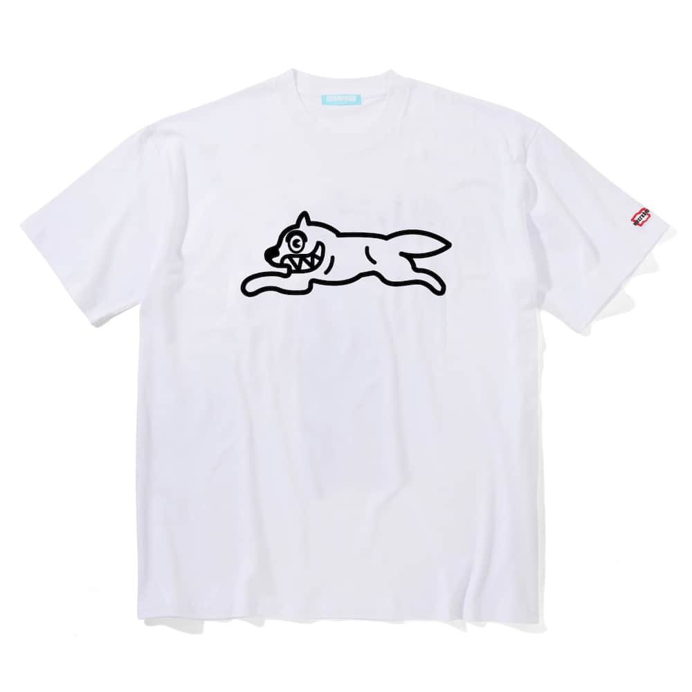 ビリオネア・ボーイズ・クラブのインスタグラム：「. ICECREAM JP 2023 FALL /HOLIDAY DELIVERY . COTTON T-SHIRT RUNNING DOG & ICECREAM . Available at BILLIONAIRE BOYS CLUB / ICECREAM TOKYO & ONLINE STORE. . BILLIONAIRE BOYS CLUB / ICECREAM TOKYO 〒150-0001 東京都渋谷区神宮前4-25-1 ライサ1F-C TEL：03-5770-0018 . . BILLIONAIRE BOYS CLUB / ICECREAM ONLINE STORE http://billionaireboysclub-store.jp . . ※店舗により一部お取り扱いがない場合がございますので 各店舗へご確認いただきご来店ください。  #BILLIONAIREBOYSCLUB #ICECREAM #PHARRELL #PHARRELLWILLIAMS #BBCICECREAM #Harajuku #Tokyo #Japan」