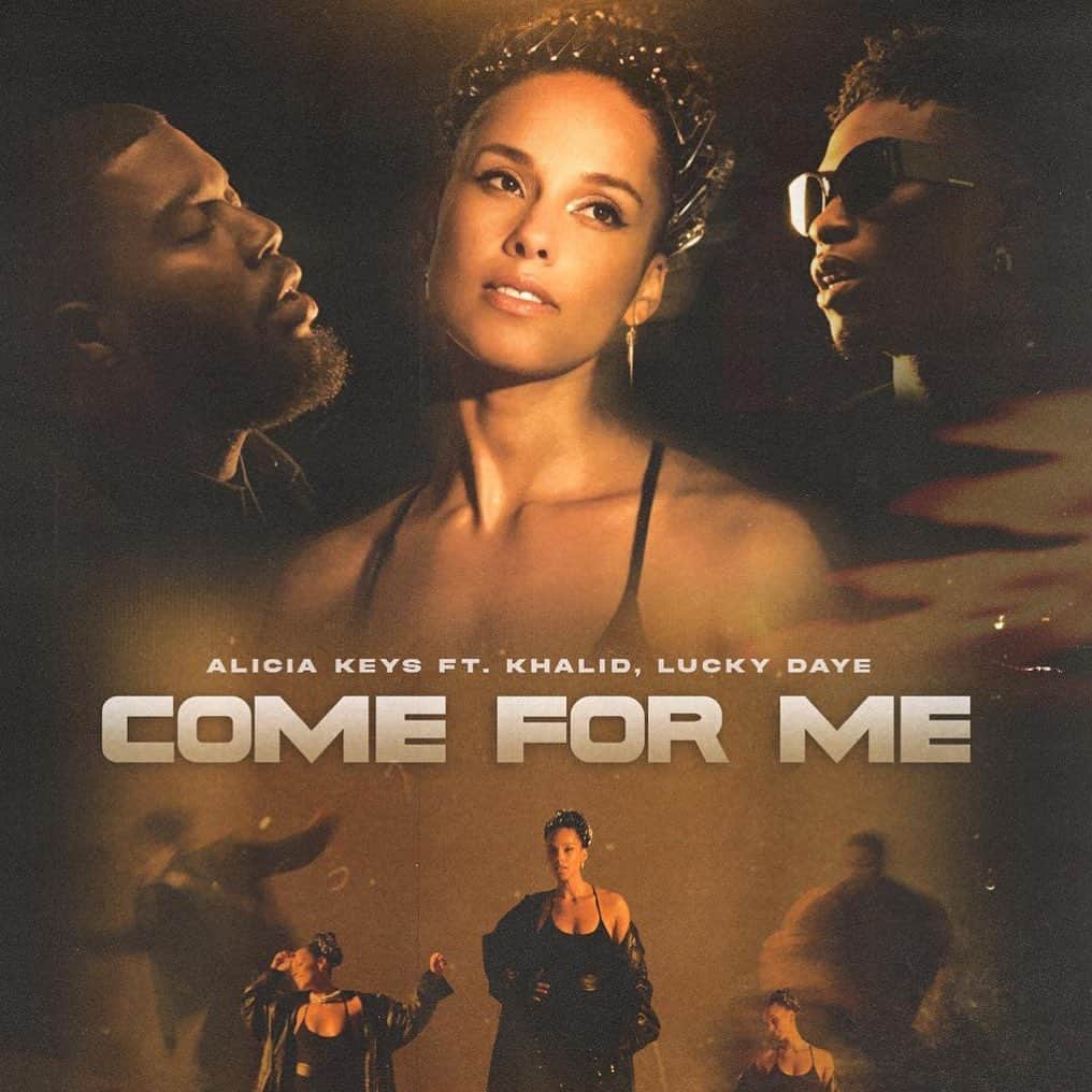 スウィズ・ビーツのインスタグラム：「3week in a row number 1 congrats @aliciakeys feat @thegr8khalid x @iamluckydaye ⚡️⚡️⚡️⚡️⚡️⚡️#comeforme」