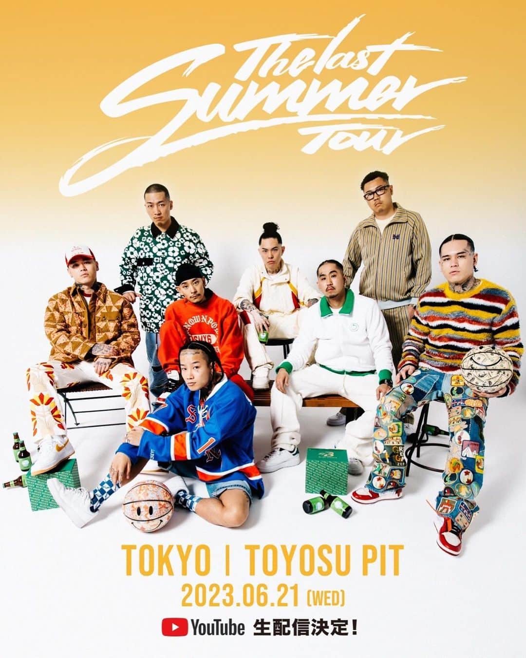 BADHOP【バッドホップ】さんのインスタグラム写真 - (BADHOP【バッドホップ】Instagram)「THE LAST SUMMER TOUR  既にSOLD OUTしている6/21 豊洲PIT公演のYOUTUBE生配信が決定！！  当日会場に来られない方は生配信にて THE LAST SUMMERをお楽しみ下さい。  ご視聴はこちらから↓ https://www.youtube.com/live/WmybS3Z71MY?feature=share  チケットのご購入はこちらから↓ https://badhopofficial.com/」6月16日 19時00分 - badhop_official