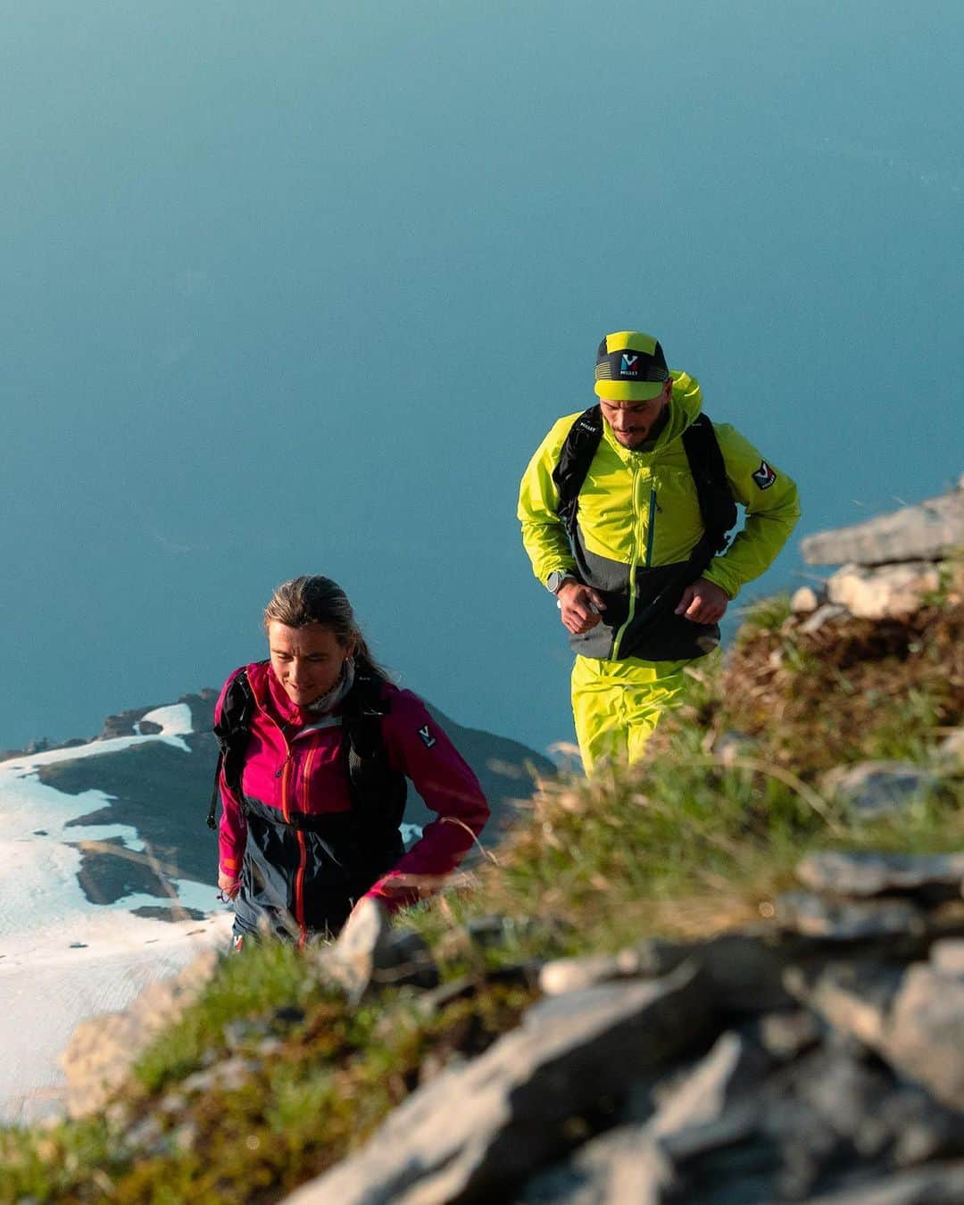 ミレーさんのインスタグラム写真 - (ミレーInstagram)「This moment. This feeling. Being more than just happy. A pure dose of freedom shared with your loved one in the #Chamonix neighborhood. Tag your mate(s) you want to bring there in the comment. The summer season has just begun, let’s have fun in the mountains! ☀️   @millet_mountain x @compagniedesguidesdechamonix  © @mathurinvth.pics  . . . #MILLET #CHAMONIXGUIDES」6月16日 18時53分 - millet_mountain