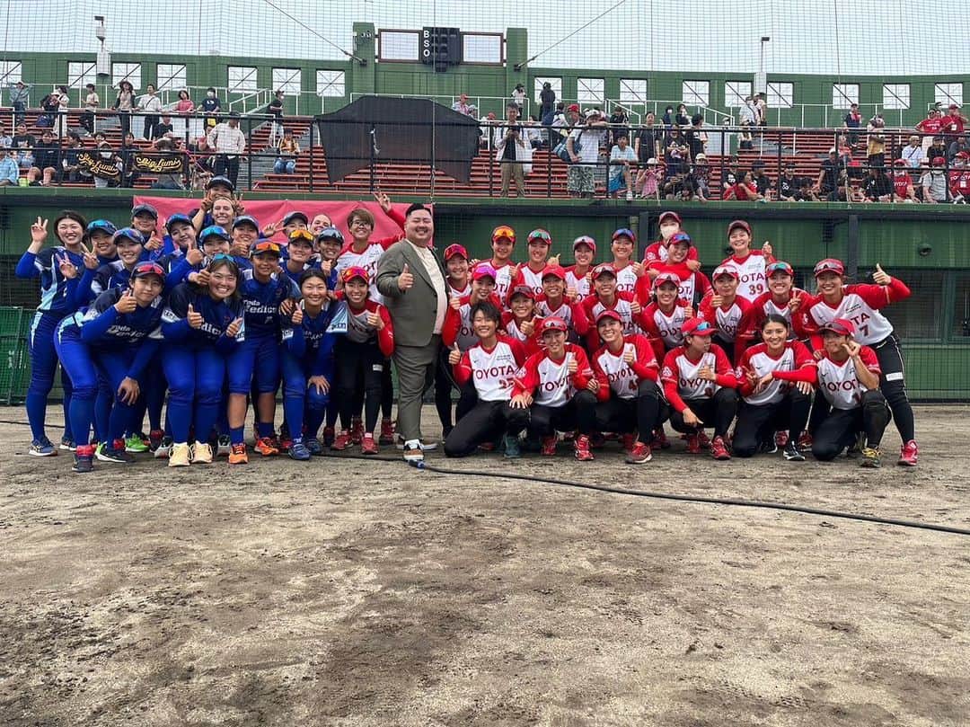 後藤希友のインスタグラム：「.  第9節 相模原ラウンド  6/17 10:30〜 NEC プラットフォームズ  6/18 13:30〜 日立 サンディーバ  前半戦も残り三試合です‼️ 私たちは来週も試合があります🔥 （24日に天城ドームです。） 是非会場に来て頂いて、皆さんで一緒に盛り上げましょう。 今節もトヨタレッドテリアーズの応援を宜しくお願い致します☺️  #立ち上がれっど？」